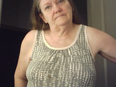 Grandma saggy boobs